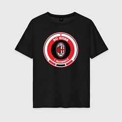 Женская футболка оверсайз AC Milan 1899