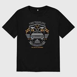 Женская футболка оверсайз Путешественники во времени