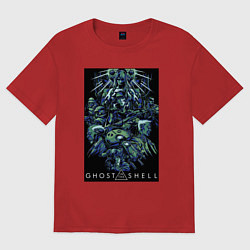 Женская футболка оверсайз Призрак в доспехах - проект 2501