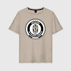 Женская футболка оверсайз Juventus club