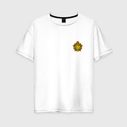Женская футболка оверсайз Орден отличника погранвойск - мини