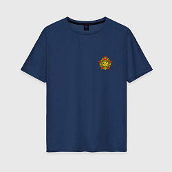Женская футболка оверсайз Орден отличника погранвойск - мини