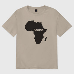 Женская футболка оверсайз Africa home