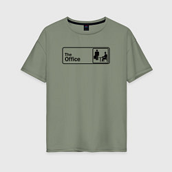Женская футболка оверсайз Office