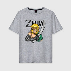 Женская футболка оверсайз The Legend of Zelda - Tears of the Kingdom