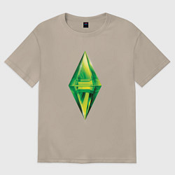 Женская футболка оверсайз Знак персонажа Симс