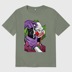 Женская футболка оверсайз Krusty photographer