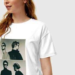 Футболка оверсайз женская Depeche Mode - Music for the Masses, цвет: белый — фото 2