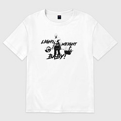 Футболка оверсайз женская Light baby weight, цвет: белый