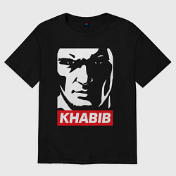 Женская футболка оверсайз Obey Khabib