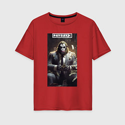 Женская футболка оверсайз Payday 3 gorilla