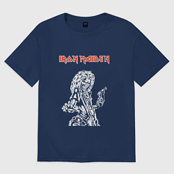 Футболка оверсайз женская Iron Maiden: Killers, цвет: тёмно-синий