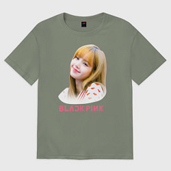 Футболка оверсайз женская Lisa Blackpink, цвет: авокадо