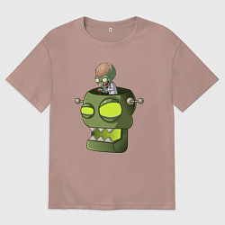 Женская футболка оверсайз Зомбосс