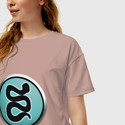 Футболка оверсайз женская Фракия Rome: Total War, цвет: пыльно-розовый — фото 2