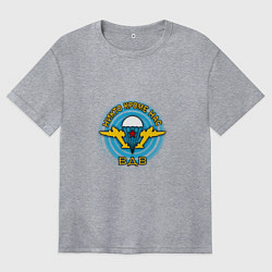 Женская футболка оверсайз ВДВ символ