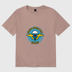 Женская футболка оверсайз ВДВ символ