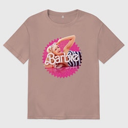 Женская футболка оверсайз Марго Робби Барби