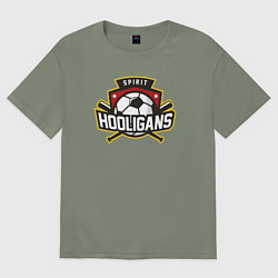 Футболка оверсайз женская Spirit hooligans, цвет: авокадо