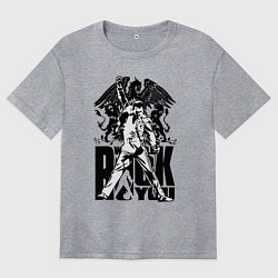 Женская футболка оверсайз Queen rock you