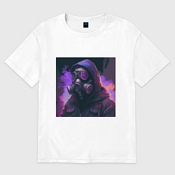 Футболка оверсайз женская Апокалипсис, цвет: белый