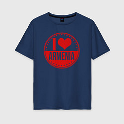 Женская футболка оверсайз Love Armenia