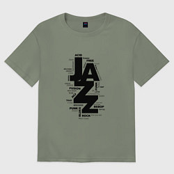 Женская футболка оверсайз Jazz Styles BW2