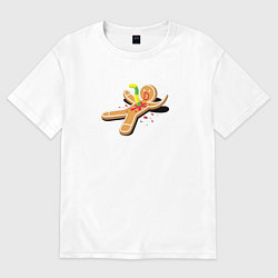 Женская футболка оверсайз Чужой из пряни