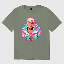 Женская футболка оверсайз Кен Барби