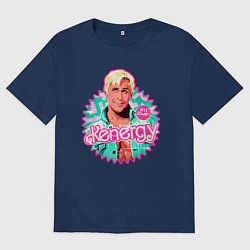 Женская футболка оверсайз Кен Барби