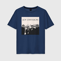Женская футболка оверсайз Тру фанат Joy Division
