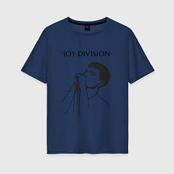 Женская футболка оверсайз Йен Кёртис Joy Division