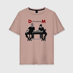 Женская футболка оверсайз Depeche Mode 2023 Memento Mori - Dave & Martin 02