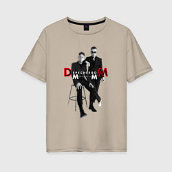 Женская футболка оверсайз Depeche Mode - Memento Mori Two of Us