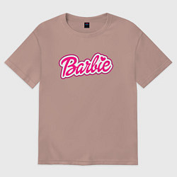 Футболка оверсайз женская Фильм Барби, цвет: пыльно-розовый