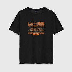 Женская футболка оверсайз Lv-426