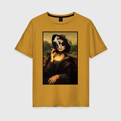Женская футболка оверсайз Mona Singer