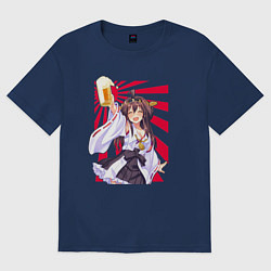 Женская футболка оверсайз Пиво - тян