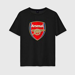 Женская футболка оверсайз Arsenal fc sport