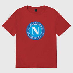 Женская футболка оверсайз Napoli fc sport