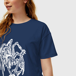 Футболка оверсайз женская Spider rock, цвет: тёмно-синий — фото 2