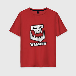 Женская футболка оверсайз Waaagh