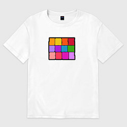 Футболка оверсайз женская Jazz funk soul, цвет: белый