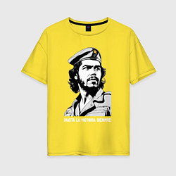 Женская футболка оверсайз Че Гевара - До победы!