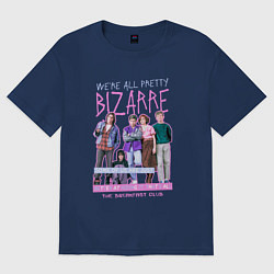 Женская футболка оверсайз Клуб Завтрак с цитатой из фильма