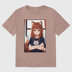 Женская футболка оверсайз Spice and Holo