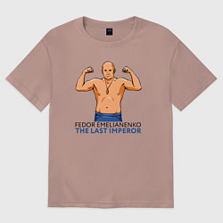 Женская футболка оверсайз Фёдор Емельяненко боец