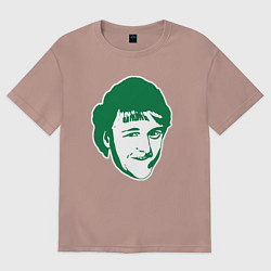 Женская футболка оверсайз Ларри Берд