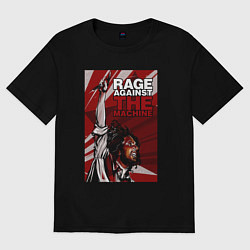 Футболка оверсайз женская RATM - Zack, цвет: черный