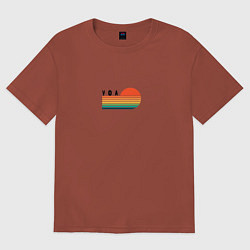 Женская футболка оверсайз Уфа ретро